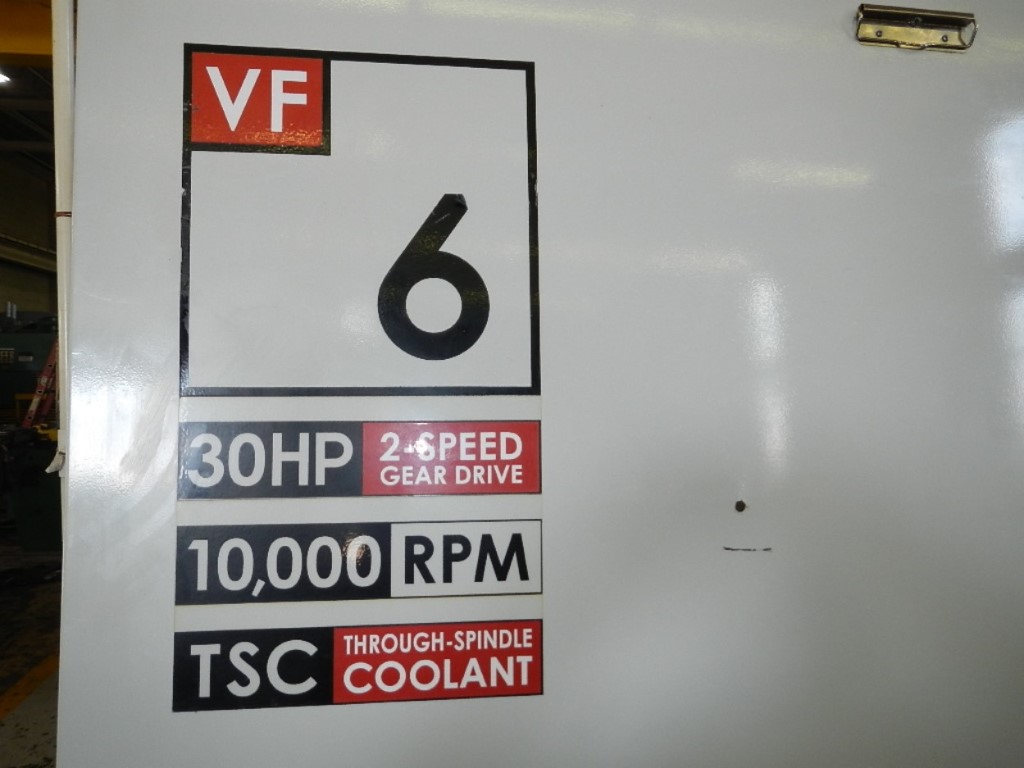 Haas VF-6B/40, Machine ID: 8489